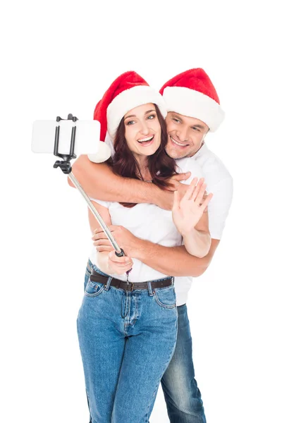 クリスマスにカップル撮影 selfie  — 無料ストックフォト