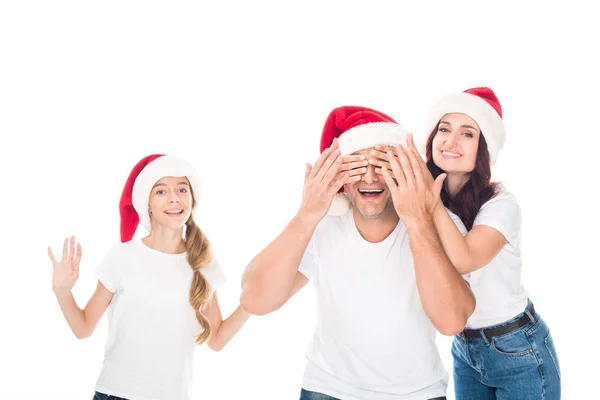 Fazendo surpresa no Natal — Fotografia de Stock