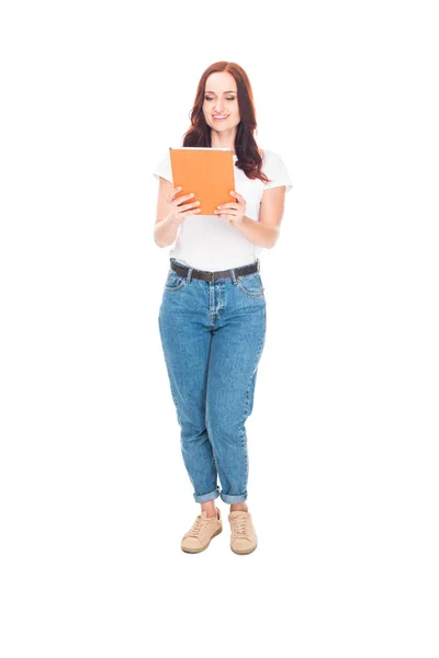 Woman using digital tablet — Free Stock Photo