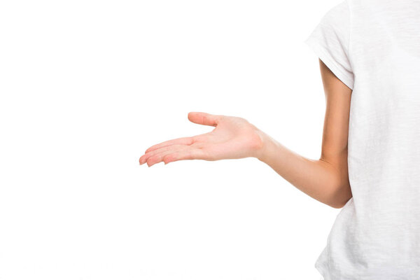 Человек, представляющий что-то
