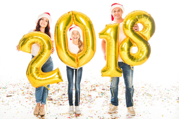 семья с воздушными шарами 2018 года
 