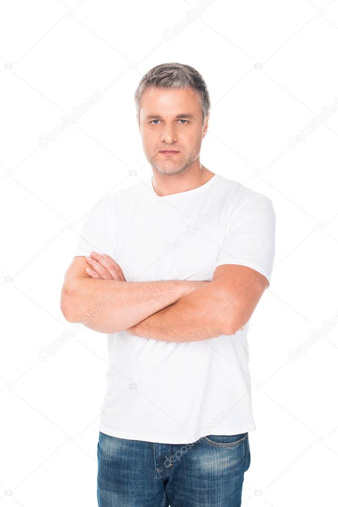 man with crossed arms