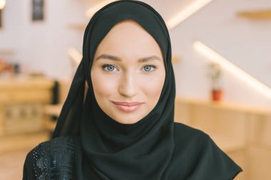 muslim woman in hijab clipart