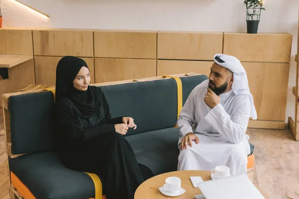 Muslim couple spending time together — Stock Photo, Image