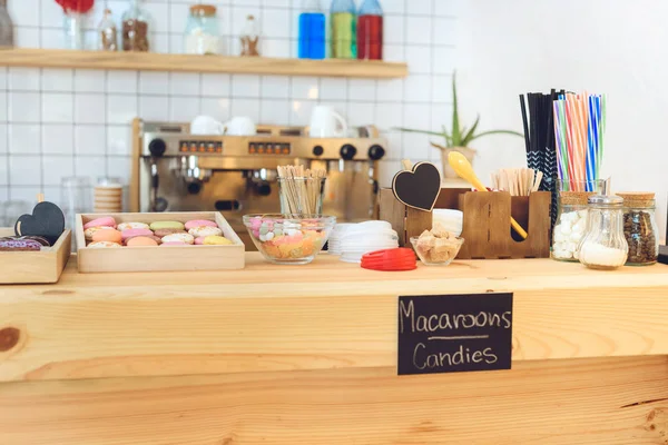 Pasteles en la cafetería — Foto de Stock