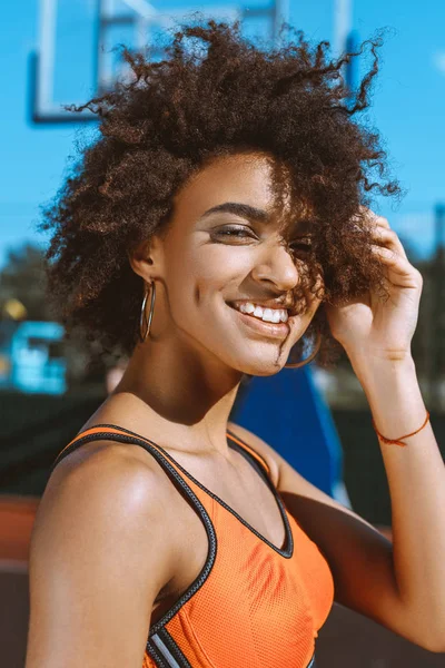 Fit african-american woman — Stock Photo, Image