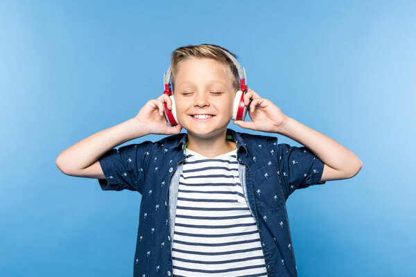 boy in headphones