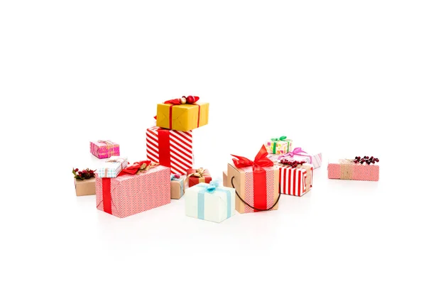 Wrapped christmas gifts — Stock Photo, Image