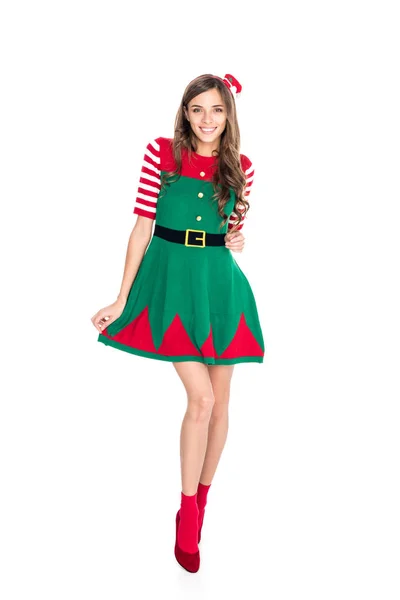 Woman in elf costume — Stock Photo, Image