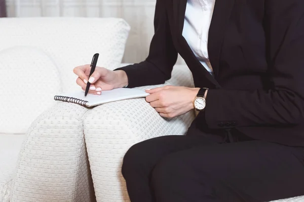 Empresaria Tomando Notas — Foto de Stock