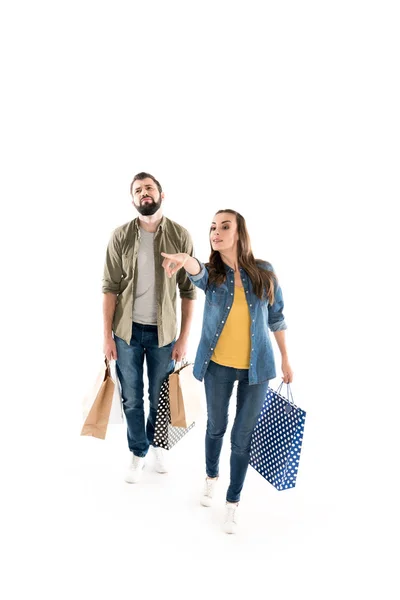 Couple during shopping — Stock Photo, Image
