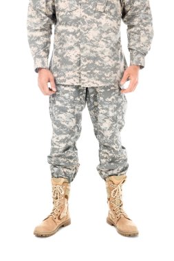 soldier in military uniform clipart