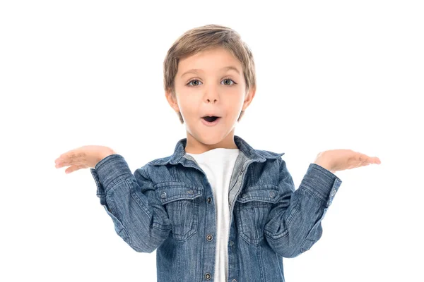 Excited little boy — Stock Photo, Image