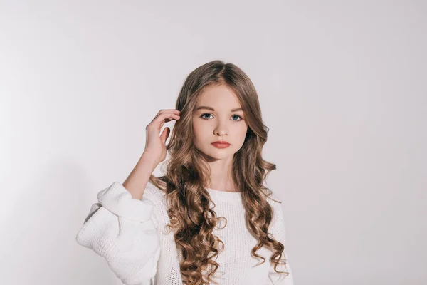 Vacker tonårsflicka — Stockfoto