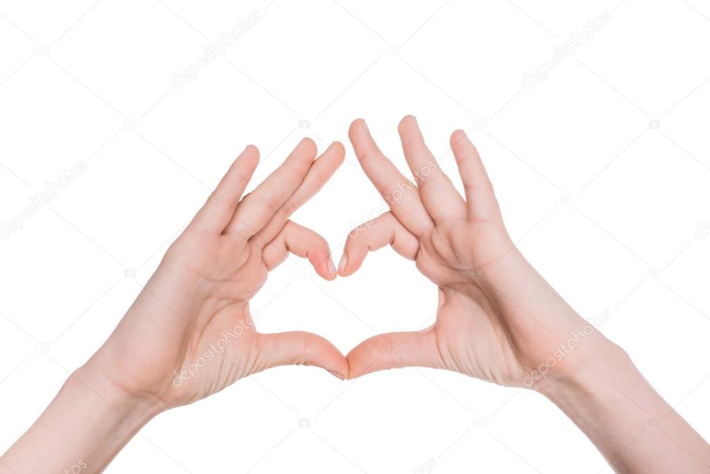 hand heart