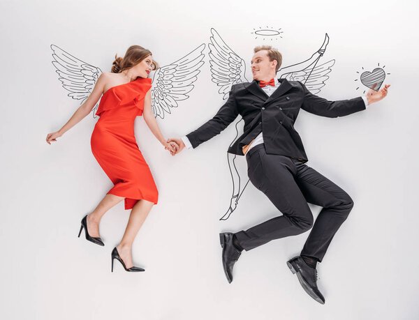 young couple in love