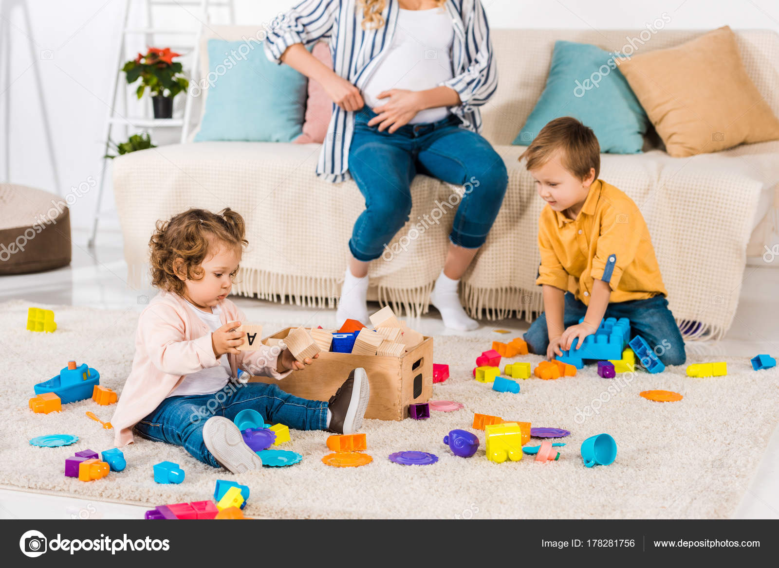 kids play sofa