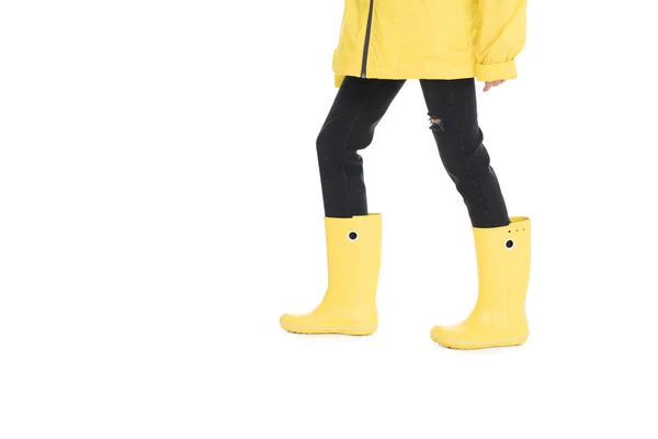 bota de chuva amarela