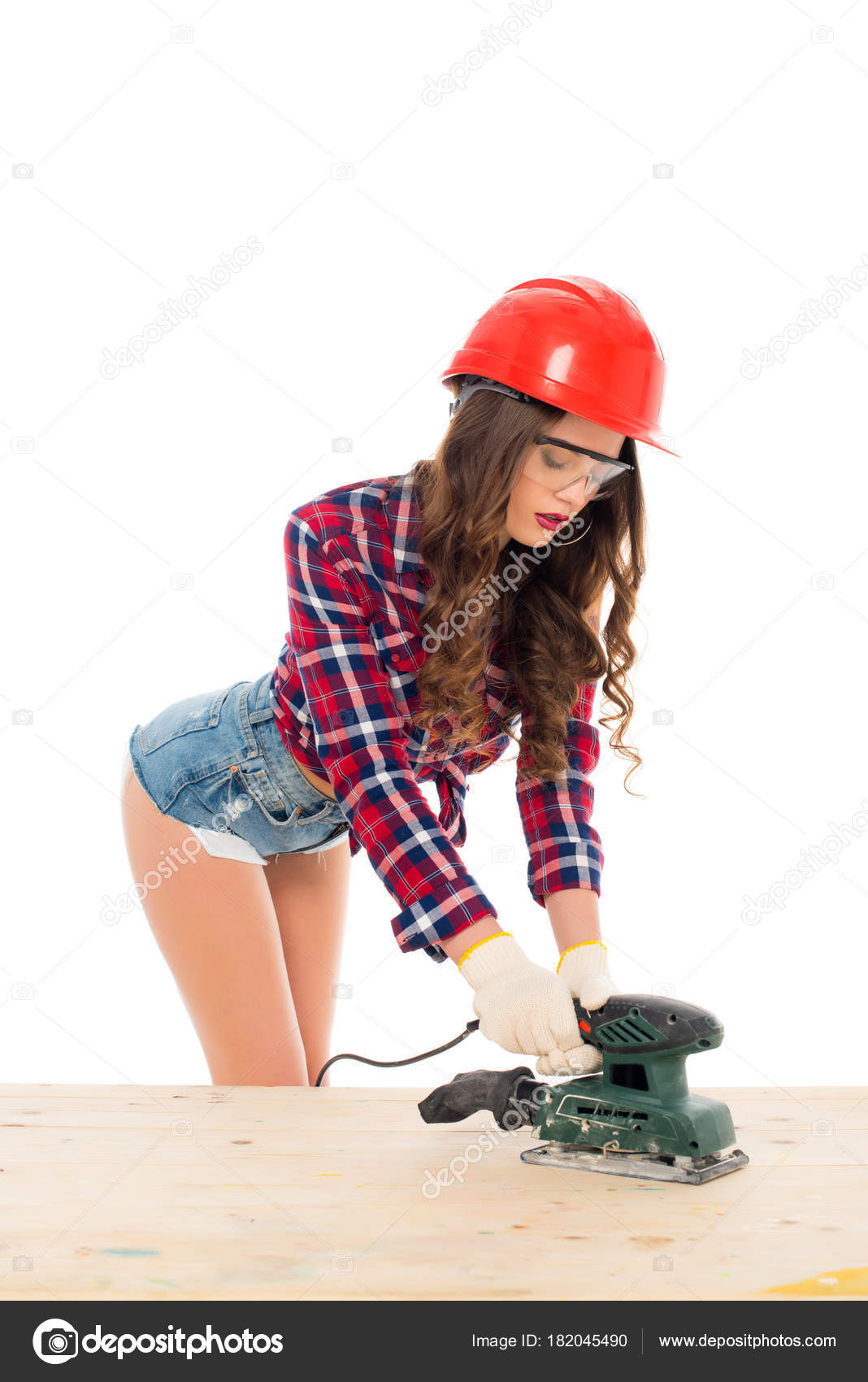 girl in hard hat