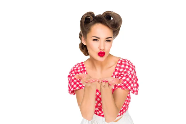 Pin up vrouw — Stockfoto