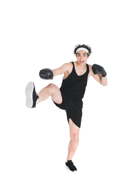 Skinny boxer — Stock Photo, Image