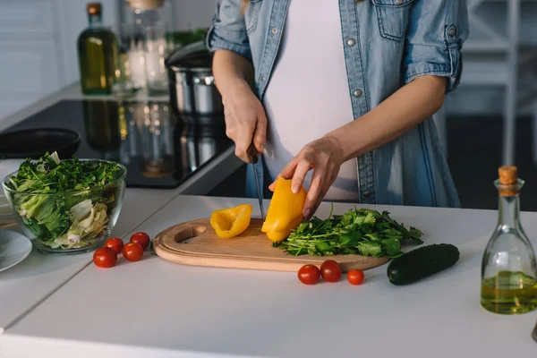 Embarazada de verduras — Foto de Stock