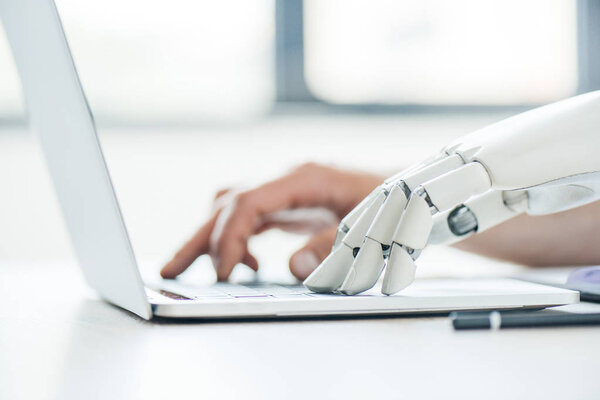 Robot hands Royalty Free Stock Images