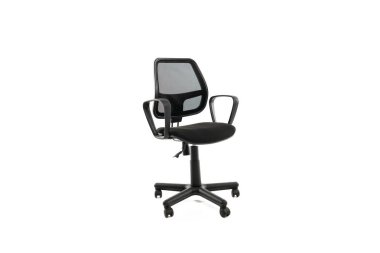 Konforlu ofis sandalyesi beyaz üzerinde izole edilmiş tekerlekler.