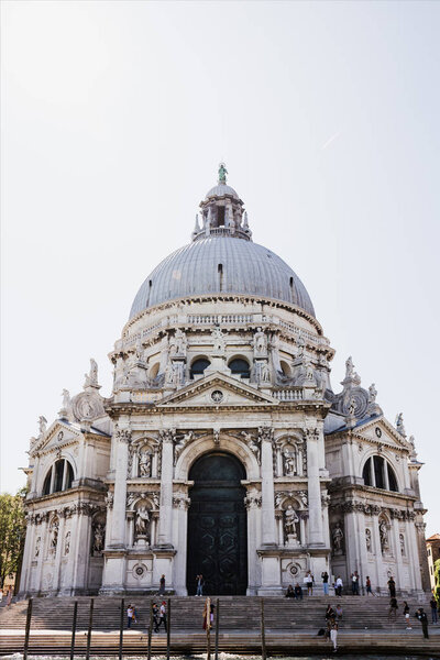 VENICE, ITALY - SEPTEMBER 24, 2019: Santa Maria della Salute church in Venice, Italy 
