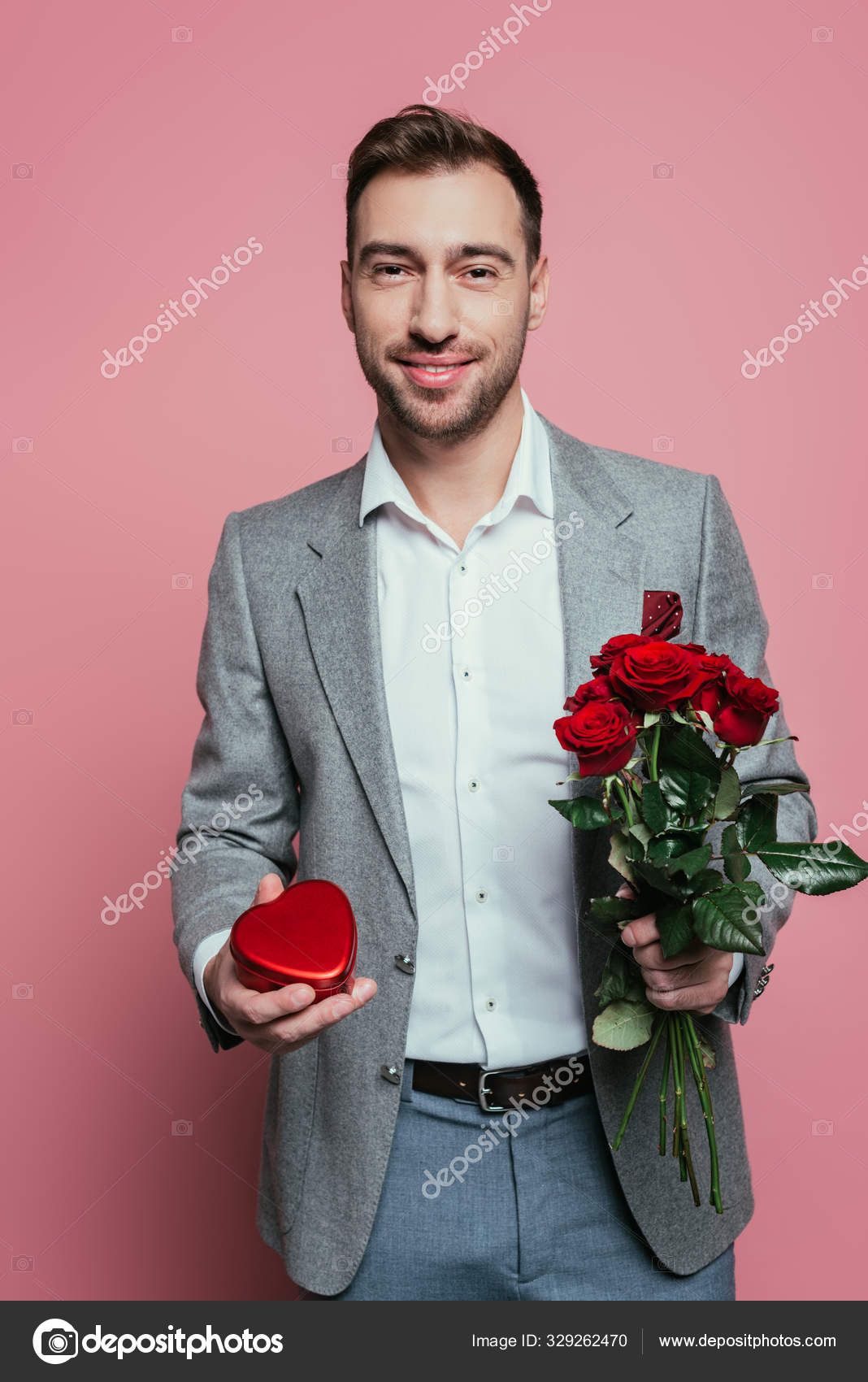wallpapers Bouquet Gifts For Men For Valentine's Day depositphotos