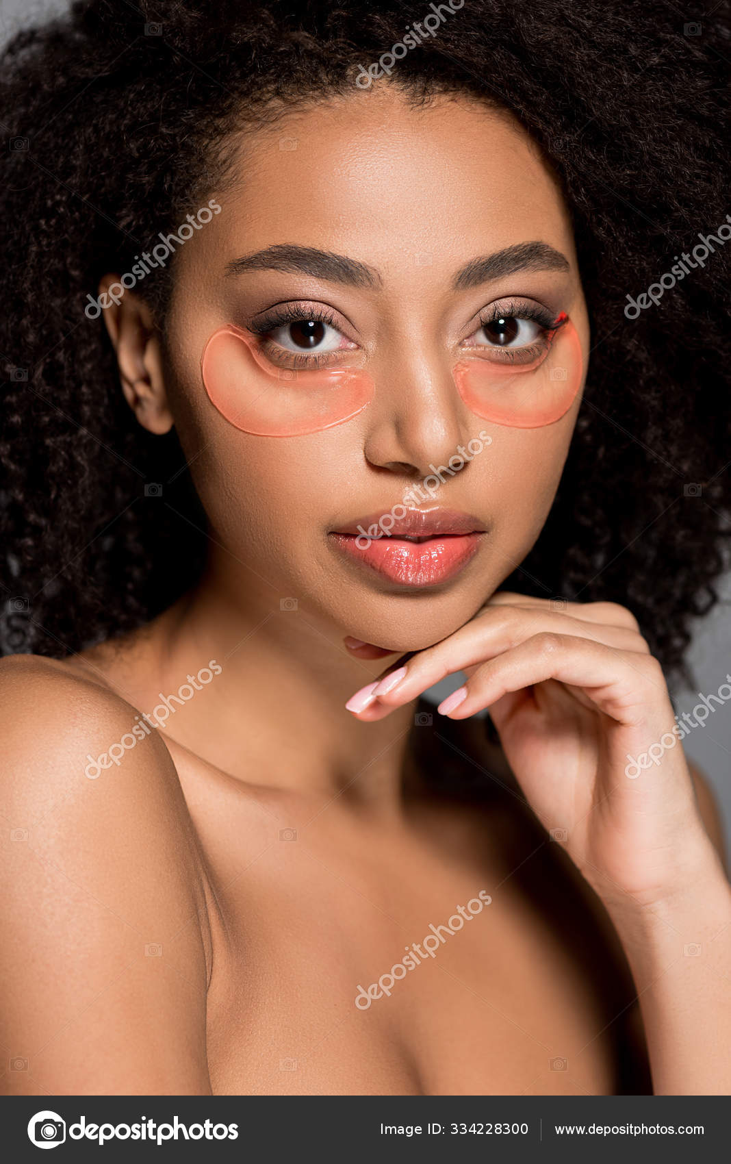 Naked afro american teen girl