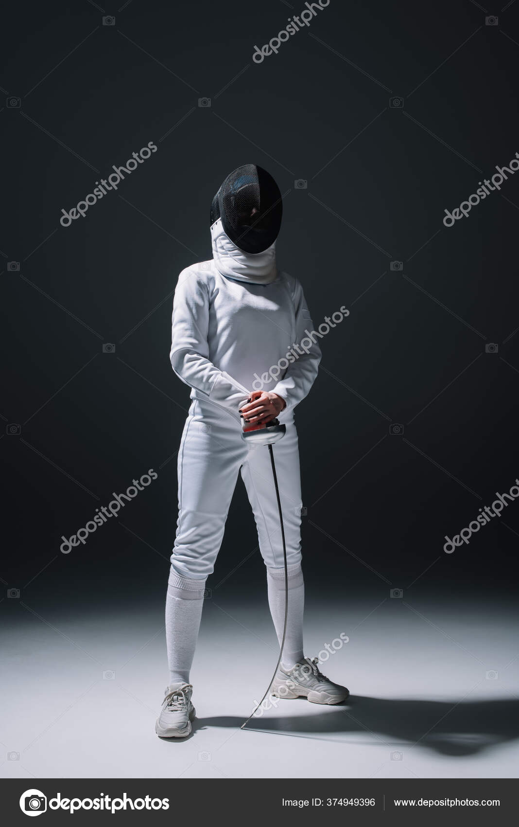 Rapier Fencing Pose