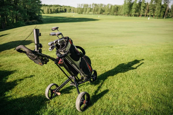 Golfschläger im Sack — Stockfoto