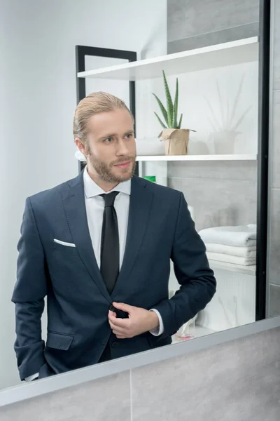 Handsome blond businessman — Stock Photo