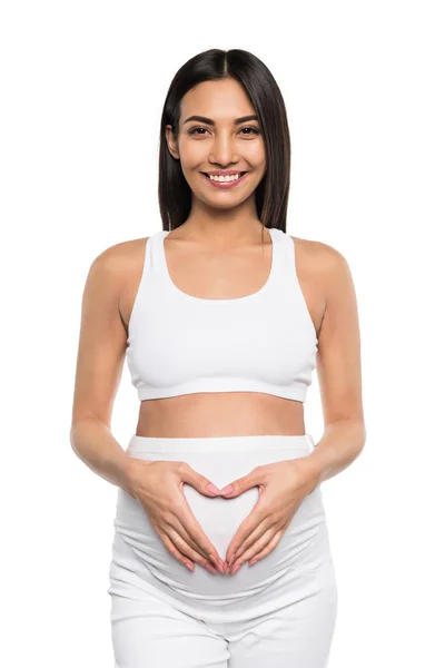 Embarazada asiático mujer - foto de stock