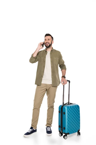 Man talking on smartphone — Stock Photo