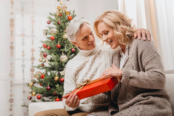 Christmas couple — Stock Photo