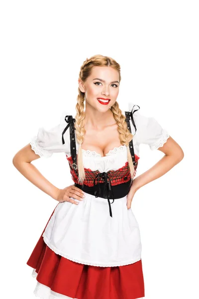 Belle fille allemande — Photo de stock
