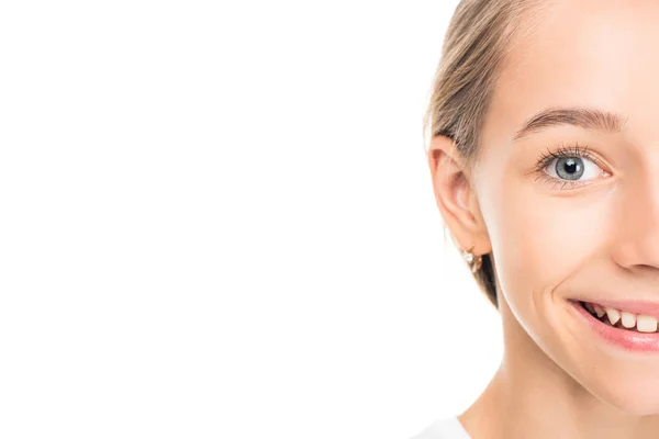 Sourire adolescent fille — Photo de stock