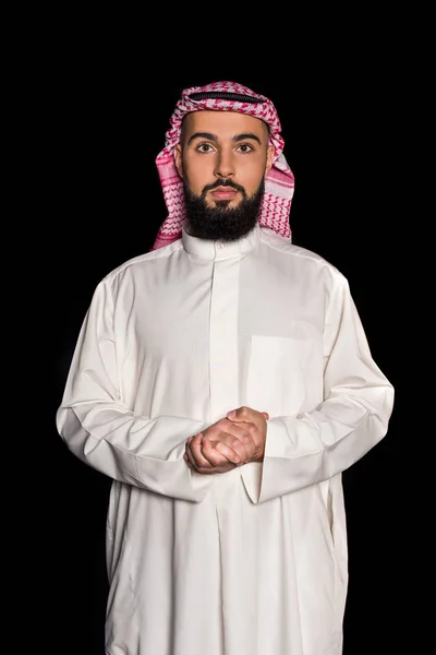 Man in traditional muslim clothing — Stock Photo