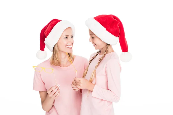 Famiglia felice a Natale — Foto stock