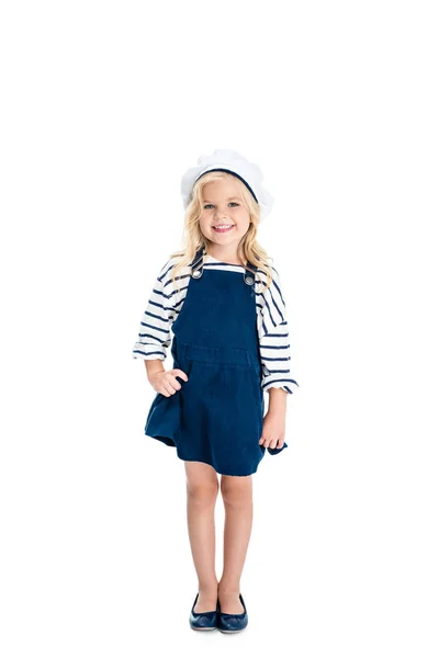 Child in sailor costume — Stock Photo