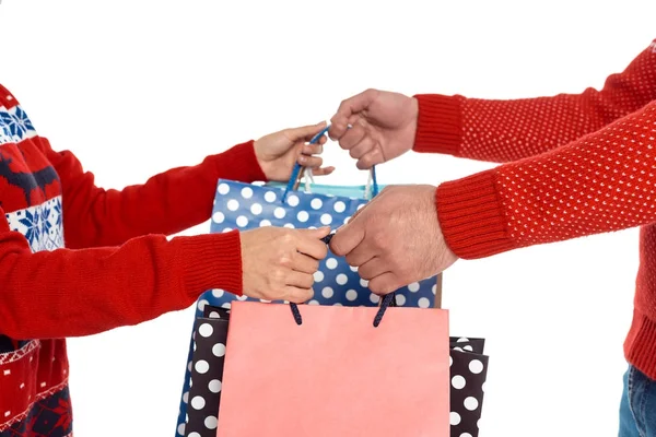 With shopping bags — Stock Photo