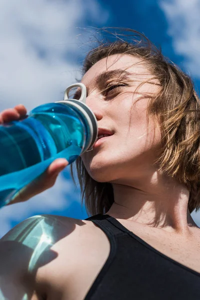 Drinking water — Stock Photo