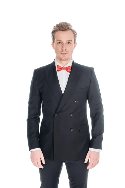 Handsome stylish man in suit — Stock Photo