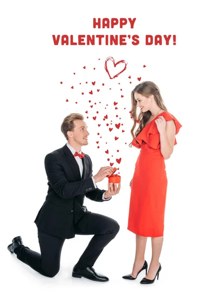 Man proposing to woman — Stock Photo
