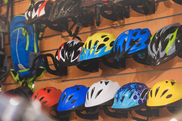 Colorful helmets — Stock Photo