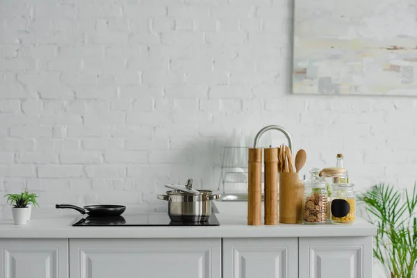 White kitchen — Stock Photo