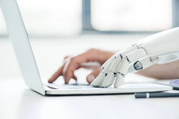 Robot hands — Stock Photo