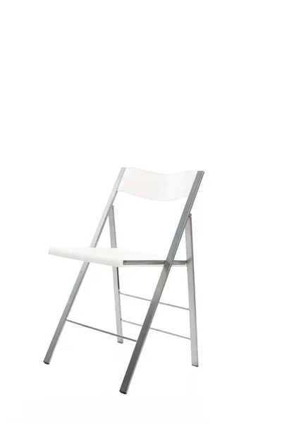 White modern chair isolated on white — Stock Photo